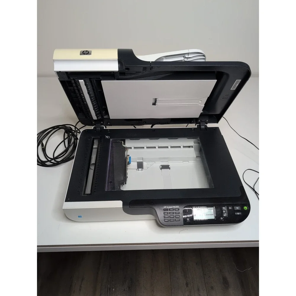 HP ScanJet N6350 Flatbed ADF Duplex CCD USB Ethernet Network